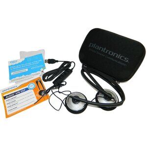 Plantronics Audio 476 DSP Multimedia Digital Stereo Headset Mac PC Compatible